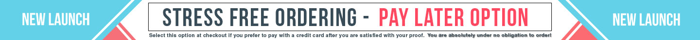 Stress Free Wristband Ordering - Pay Later